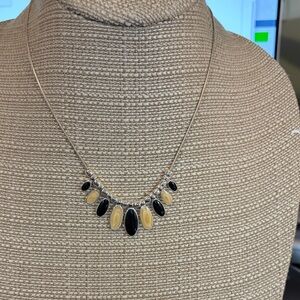 Elegant Black and Gold Necklace